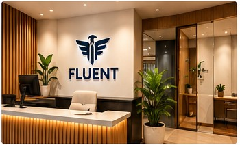 Fluent Fixtures Interior Showroom Reception